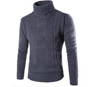 PPPPA Herren Rollkragen Turtleneck Strickpullover Stehkragen Pullover Sweater Warme Basic Feinstrick Rollkragenpullover Pullover für Herren Herren Strickpullover Herren Longsleeve Rollkragen