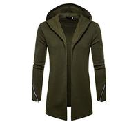 PPPPA Herren Strickjacke Herren Jacke mit Kapuze Herren Strickjacke Übergangsjacke Cardigan Cardigan Herren Lang Herren Strickjacke Cardigan Feinstrick Mit Herren Strickjacke mit Kapuze