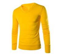 PPPPA Herrenpullover Leichter Wollpullover mit V-Ausschnitt Sweatshirt Herrenpullover aus reinem Kaschmir Pullover mit Herrenpullover Lässiger schmaler Strickpullover aus feiner Baumwolle