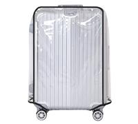 PPQIRU Kofferabdeckung 2 Stück transparente PVC-Gepäckabdeckung, wasserdicht, Trolley-Schutzhülle, verdickt, langlebig, Koffer, Staubschutz, Reisezubehör(28 inch)