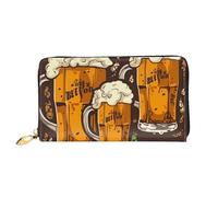 PPTHSNVB Cactus Art Damen Geldbörse Große Kapazität Kreditkartenhalter Reißverschluss Telefon Clutch Damen Reise Geldbörse, Bier, Einheitsgröße, Klassisch
