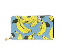 PPTHSNVB Cactus Art Damen Geldbörse Große Kapazität Kreditkartenhalter Reißverschluss Telefon Clutch Damen Reise Geldbörse, banane, Einheitsgröße, Klassisch