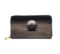 PPTHSNVB Cat Under Blanket Damen Geldbörse Große Kapazität Kreditkartenhalter Reißverschluss Telefon Clutch Damen Reise Geldbörse, baseball, Einheitsgröße, Klassisch