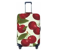 PPTHSNVB Cherry Fruit Gepäckabdeckungen für Koffer, elastisch, staubdicht, kratzfest, dick, Reisegepäckabdeckung, waschbar, passend für 45,7 - 81,3 cm Gepäck, Schwarz , XL