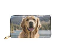 PPTHSNVB Cool Cheetah Leopard Damen Geldbörse Große Kapazität Kreditkartenhalter Reißverschluss Telefon Clutch Damen Reise Geldbörse, hund, Einheitsgröße, Klassisch