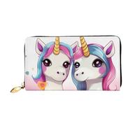 PPTHSNVB Eiffelturm Love Paris Damen Geldbörse Große Kapazität Kreditkartenhalter Reißverschluss Telefon Clutch Damen Reise Geldbörse, Niedliches Pferd, Einheitsgröße, Klassisch