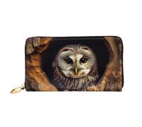 PPTHSNVB Eule Baum Loch Damen Geldbörse Große Kapazität Kreditkartenhalter Reißverschluss Telefon Clutch Damen Reise Geldbörse, Eulenbaumloch, Einheitsgröße, Klassisch