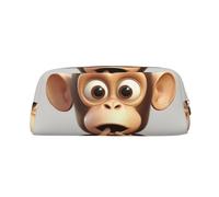 PPTHSNVB Federmäppchen mit Reißverschluss, großes Fassungsvermögen, tragbar, Make-up-Tasche für Damen und Herren, gold, Einheitsgröße, Druck