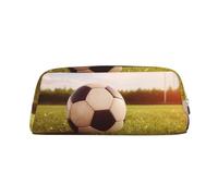 PPTHSNVB Federmäppchen mit Reißverschluss und großem Fassungsvermögen, tragbar, Make-up-Tasche für Damen und Herren, gold, Einheitsgröße, Druck