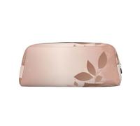 PPTHSNVB Federmäppchen, rotgoldene Tapete, Federmäppchen mit Reißverschluss, großes Fassungsvermögen, Leder-Bleistifttasche, tragbare Make-up-Tasche für Damen und Herren