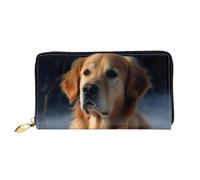 PPTHSNVB Golden Retriever Damen Geldbörse Große Kapazität Kreditkartenhalter Reißverschluss Telefon Clutch Damen Reise Geldbörse, Golden Retriever, Einheitsgröße, Klassisch