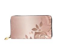 PPTHSNVB Golden Retriever Damen Geldbörse Große Kapazität Kreditkartenhalter Reißverschluss Telefon Clutch Damen Reise Geldbörse, Rotgoldene Tapete, Einheitsgröße, Classic
