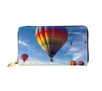 PPTHSNVB Hot Air Balloon Damen Geldbörse Große Kapazität Kreditkartenhalter Reißverschluss Telefon Clutch Damen Reise Geldbörse, Heißluftballon, Einheitsgröße, Klassisch