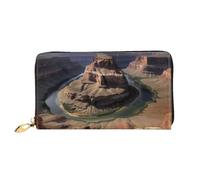 PPTHSNVB Hot Air Balloon Damen Geldbörse Große Kapazität Kreditkartenhalter Reißverschluss Telefon Clutch Damen Reise Geldbörse, Grand Canyon Arizona, Einheitsgröße, Klassisch