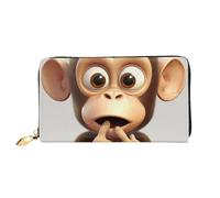 PPTHSNVB Skilift mit Tannenbaum, Damengeldbörse, großes Fassungsvermögen, Kreditkartenhalter, Reißverschluss, Handy-Clutch, Damen-Reisegeldbörse, The Silent Monkey, Einheitsgröße, Klassisch