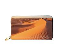 PPTHSNVB Spring Flowers Damen Geldbörse Große Kapazität Kreditkartenhalter Reißverschluss Telefon Clutch Damen Reise Geldbörse, Sanddünen in der Sahara-Wüste, Einheitsgröße, Klassisch