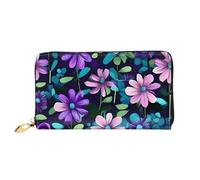 PPTHSNVB Submarine Shark Coral Damen Geldbörse Große Kapazität Kreditkartenhalter Reißverschluss Telefon Clutch Damen Reise Geldbörse, Lila Kamelie, Einheitsgröße, Klassisch