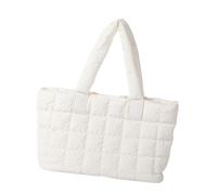 Practical Large Capacity Handbag Casual Down Cotton Soft Padded Top Handle Bags for Office Meetings and Short Trips Women's Fashion Bag