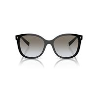 Prada 0PR 22ZS 1AB0A7 Kunststoff Panto Schwarz/Schwarz Sonnenbrille, Sunglasses