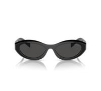 Prada 0PR 26ZS 16K08Z Kunststoff Irregular Schwarz/Schwarz Sonnenbrille, Sunglasses