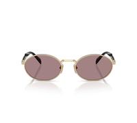 Prada 0PR 65ZS ZVN20I Metall Rund Oval Goldfarben/Goldfarben Sonnenbrille, Sunglasses