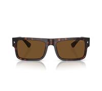 Prada 0PR A10S 17N01D polarisiert Kunststoff Rechteckig Havana/Havana Sonnenbrille, Sunglasses