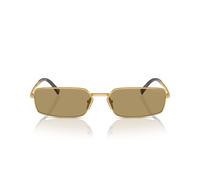 Prada 0PR A60S 5AK70G Metall Rechteckig Goldfarben/Goldfarben Sonnenbrille, Sunglasses