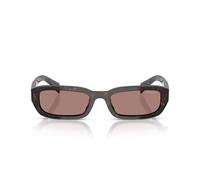 Prada 0PR B06S 17N60B Kunststoff Rechteckig Havana/Havana Sonnenbrille, Sunglasses