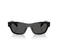Prada 0PR B09S 16K08Z Kunststoff Schmetterling / Cat-Eye Schwarz/Schwarz Sonnenbrille, Sunglasses