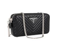 Prada Damen Schwarz Leder Schultertasche 1DH010