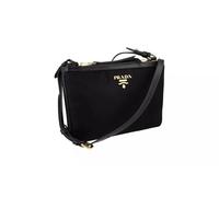 Prada Damen Schwarz Nylon Schultertasche 1BH046 QXO F0002