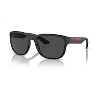 Prada Sport - Prada Linea Rossa Herren Sonnenbrille - PS 01US - DG05S0 - 59mm - Schwarz, Rechteck
