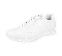 Prada Herren Weiss Leder Sneaker 2EG346 6DT F097W 41 EU / 7 UK