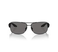 Prada Linea Rossa 0PS 50ZS 1AB02G polarisiert Metall Panto Schwarz/Schwarz Sonnenbrille, Sunglasses