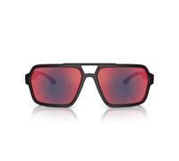 Prada Linea Rossa 0PS A06S DG008F Kunststoff Pilot Schwarz/Schwarz Sonnenbrille, Sunglasses