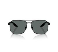 Prada Linea Rossa 0PS A53S DG05Z1 polarisiert Metall Pilot Schwarz/Schwarz Sonnenbrille, Sunglasses