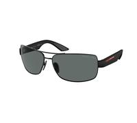Prada Linea Rossa 0PS 50ZS 1AB02G polarisiert Metall Panto Schwarz/Schwarz Sonnenbrille, Sunglasses Schwarz/Schwarz Extra Groß