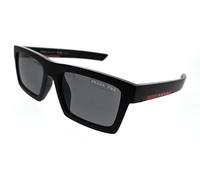 Prada Linea Rossa PS 02ZSU 1BO02G 55-18 Sonnenbrille ohne Sehstärke, Herren, Vollrand, Rechteckig