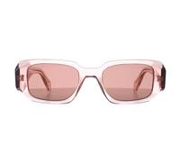 Prada PR17WS 19Q10D transparent Pfirsich hellbraun Sonnenbrille Einheitsgröße