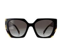 Prada Rectangle Womens Schwarz und Medium Tortoise Hellgrau Gradient PR15WS Einheitsgröße