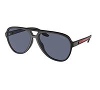 Prada Sonnenbrillen PS 06WS Black Rubber/Blue 59/16/140 Herren