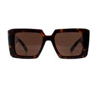 Prada Square Damen Schildpatt Dunkelbraun PR23YS Einheitsgröße