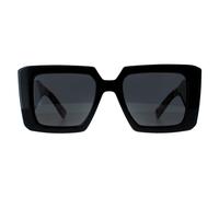 Prada 0PR 23YS 1AB5S0 Kunststoff Panto Schwarz/Schwarz Sonnenbrille, Sunglasses Schwarz/Schwarz Mittel