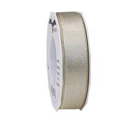 Zierband Glitter gold 679 2520-104 Satin 25 mm 20 m