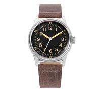 PRAESIDUS A-11 Type Automatisch Schweizer Stahl Braun Schwarz Leder Herrenuhr, braun