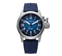 PRAESIDUS A-5 UDT ABYSS Automatik Schweizer Stahl Blau Silikon Herrenuhr, blau, Armband