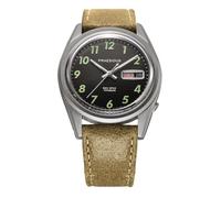 PRAESIDUS REC SPEC Automatikuhr für Herren, Titan, Militär, Leder, mit Licht