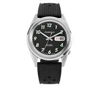 PRAESIDUS REC SPEC OG POPCORN Automatik Stahl Silikon Schwarz Datum Herrenuhr, Schwarz