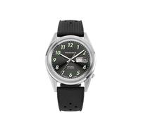 PRAESIDUS | - Uhren für Herren, Herrenarmbanduhren - Feld, Militär - OG-Indizes, Zifferblatt mit Sonnenschliff, schwarzes tropisches Kautschukarmband | Automatisch, Geschenk
