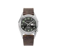 PRAESIDUS | - Uhren für Herren, Herrenarmbanduhren - Feld, Militär - OG-Indizes, Zifferblatt mit Sonnenschliff, Braunes Lederarmband | Automatisch, Geschenk